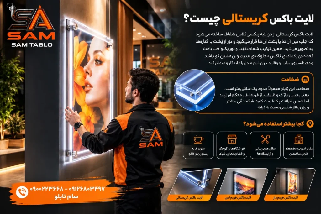 لایت باکس کریستالی